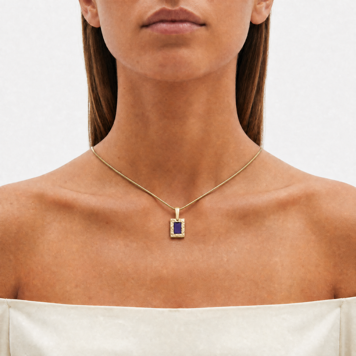 Gold Purple Passion Ash Resin Jewelry