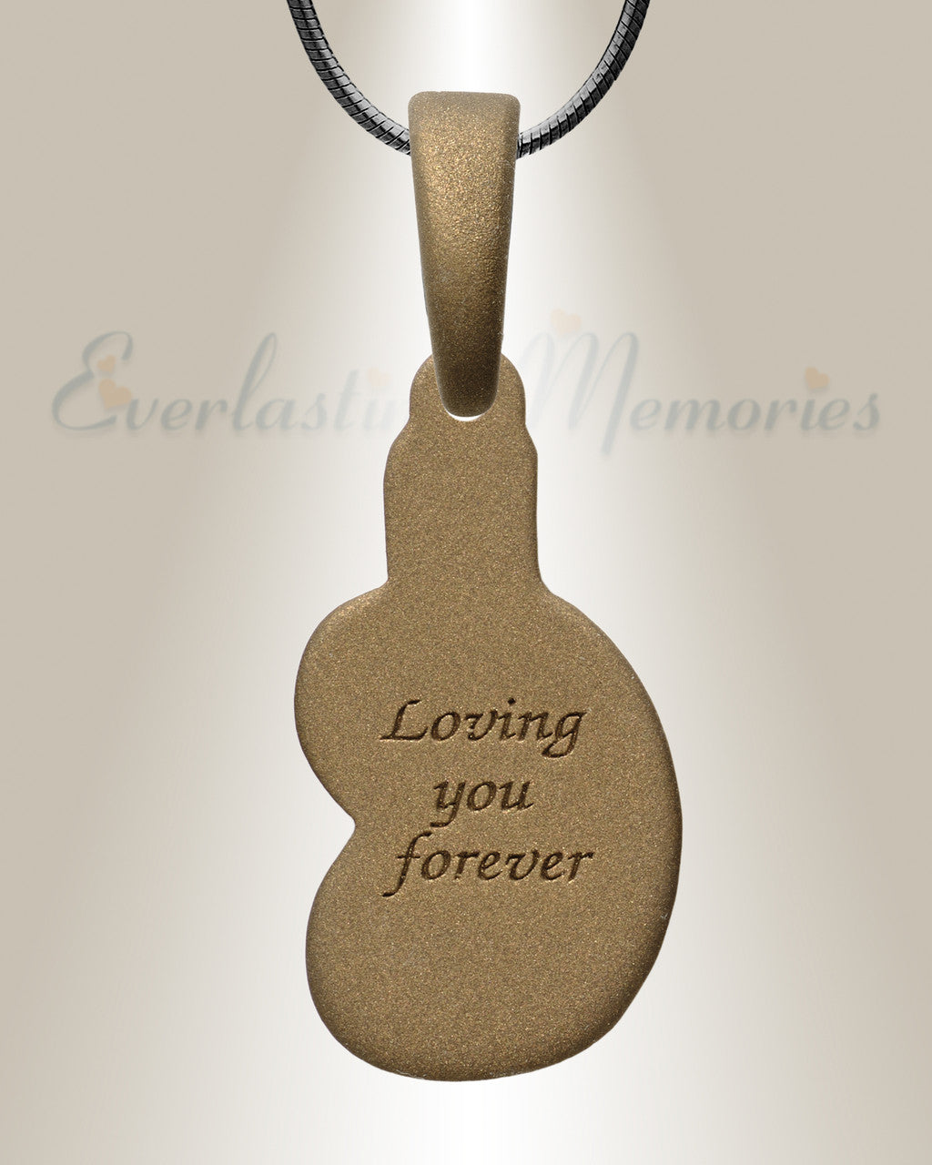 Holding You Close Bronze Finish with Cream Ash Resin Jewelry