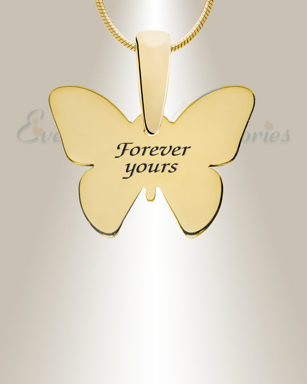 Lovable Butterfly Gold Plated with Slate and Carob Ash Resin Jewelry