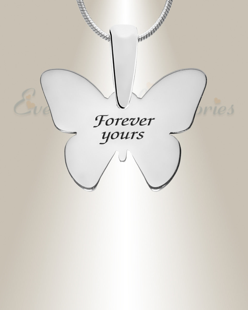 Solid 14K White Gold Lovable Butterfly with Crimson and Slate Ash Resin Jewelry