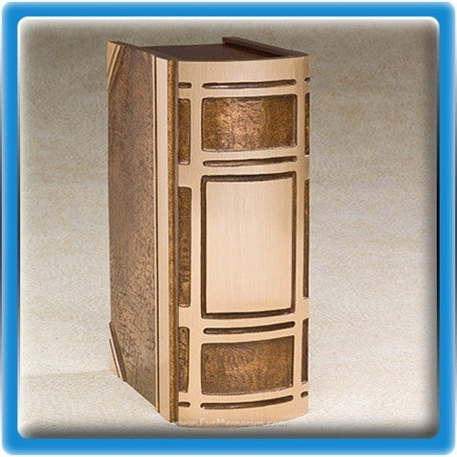 Bronze Book Cremation Urn