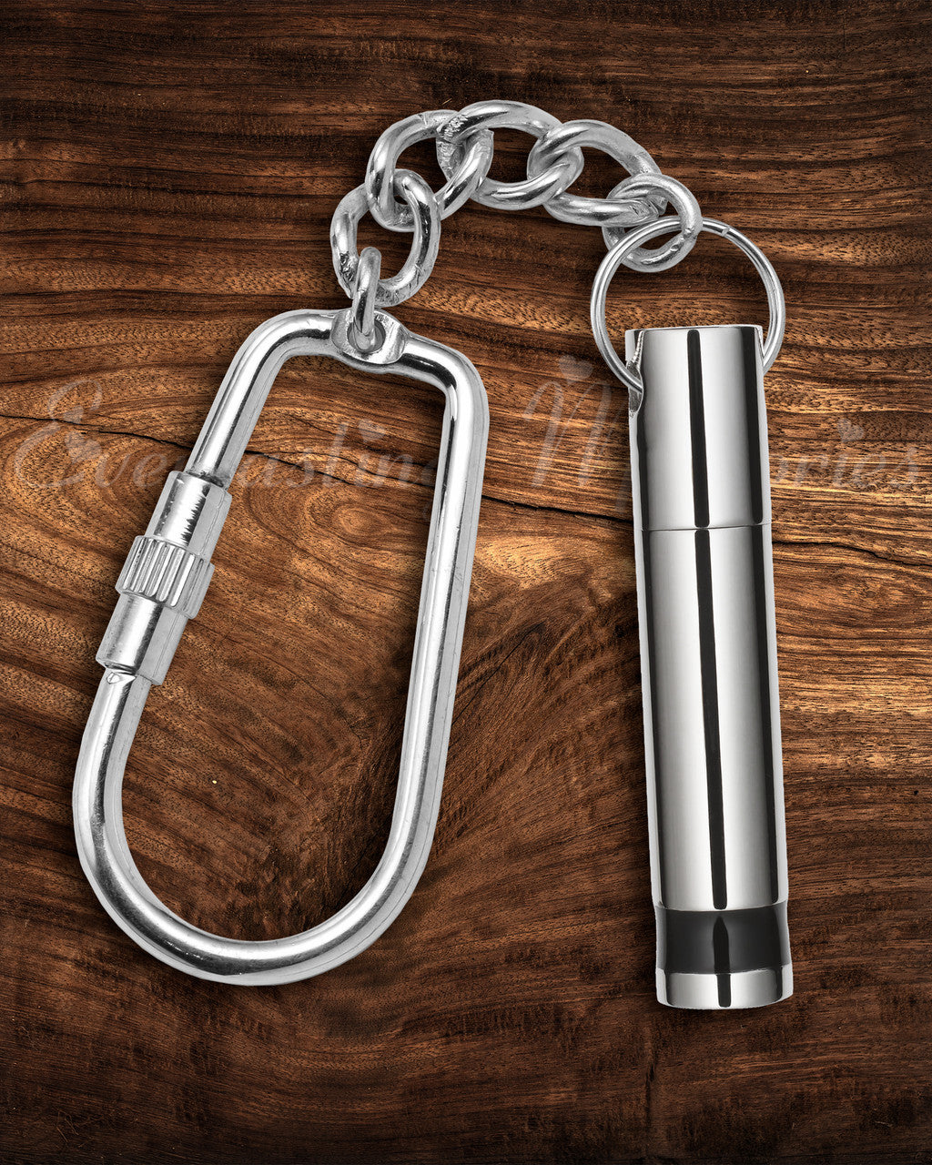 Silver Hero Keychain