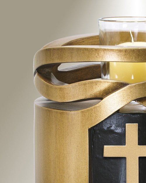 Infinity Bronze-Plain Cross