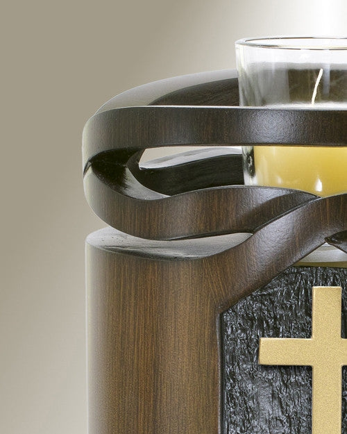 Infinity Wood-Plain Cross