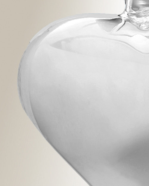Silver Caring Heart Cremation Jewelry