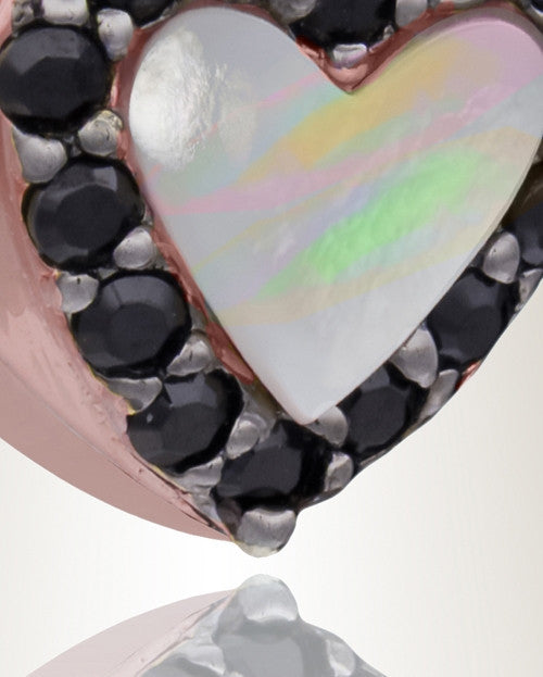 Rose Gold Together Heart Cremation Jewelry