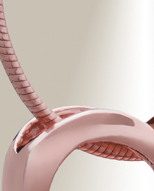 Rose Gold Together Heart Cremation Jewelry