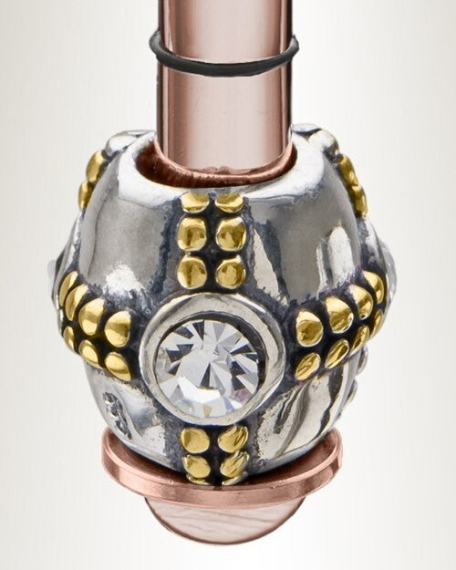 Rose Gold Plated Millenium Ash Pendant with Ornate Charm