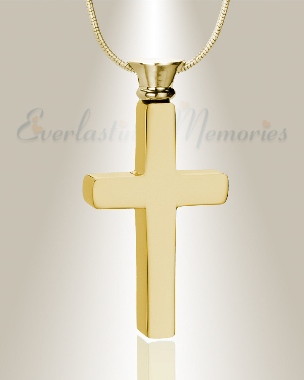 Forever Collection Remembrance Cross Locket Necklace