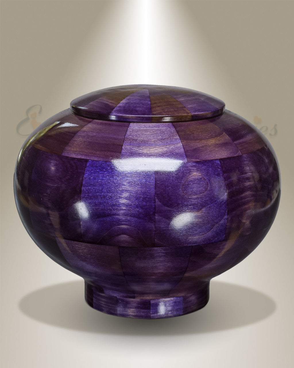 Large Peony Urn in Purple