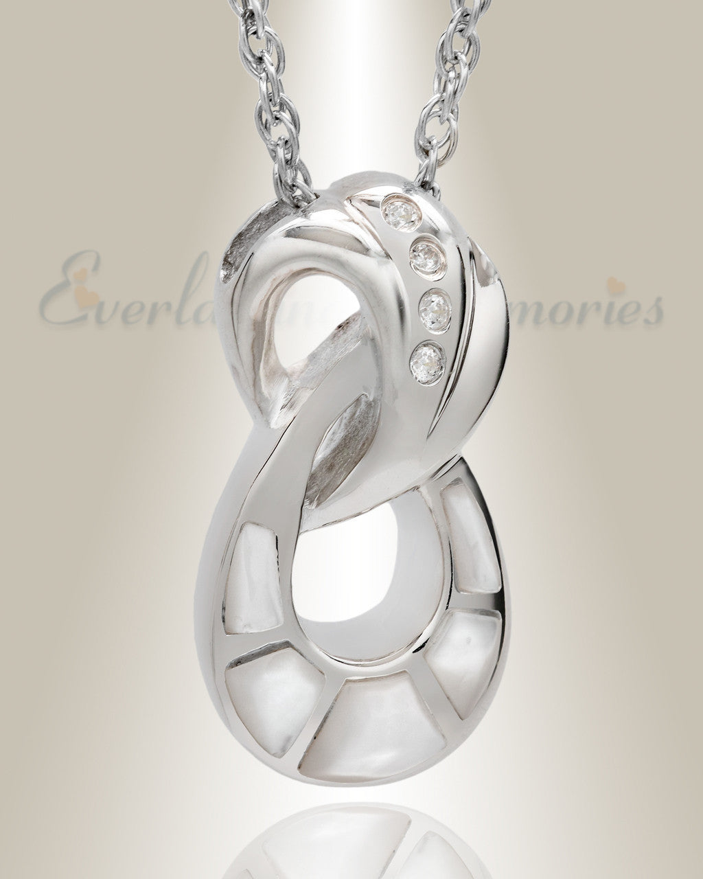 Sterling Silver Everlasting Infinity Keepsake