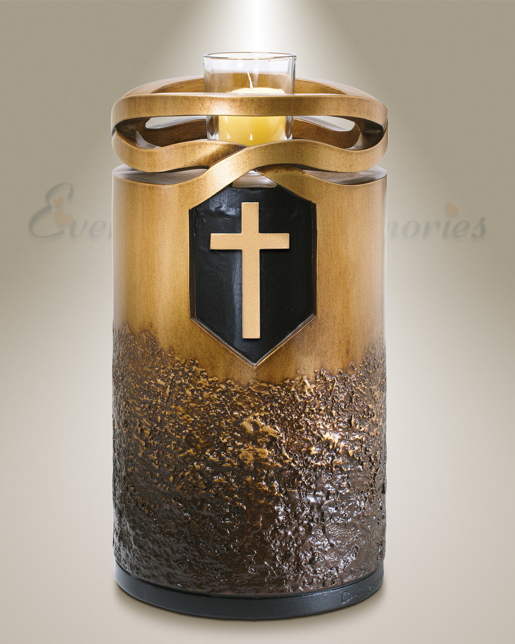 Infinity Bronze-Plain Cross