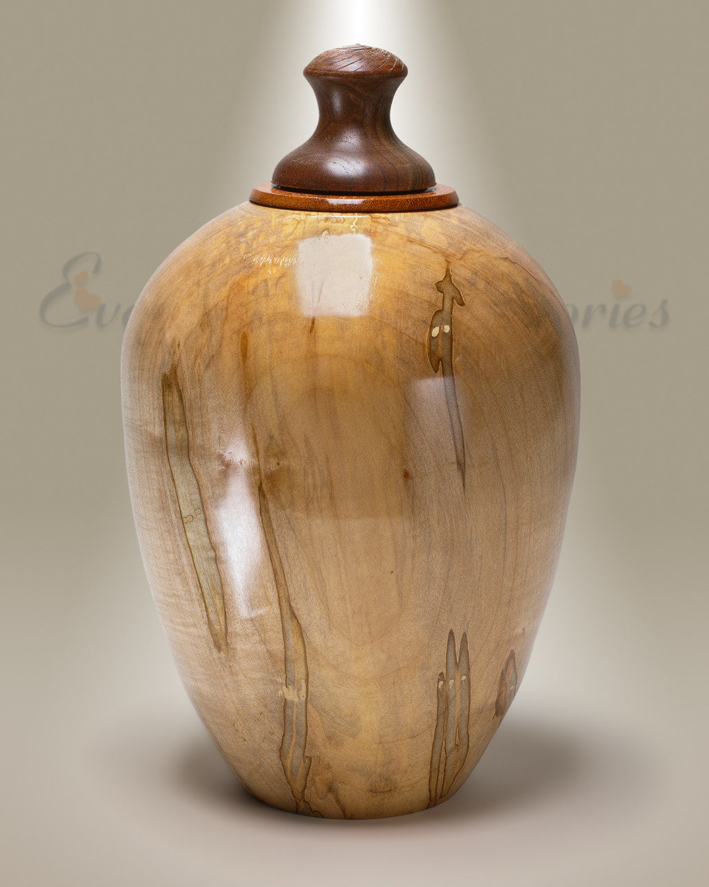 Light Native Southeastern Wood Cremation Urn