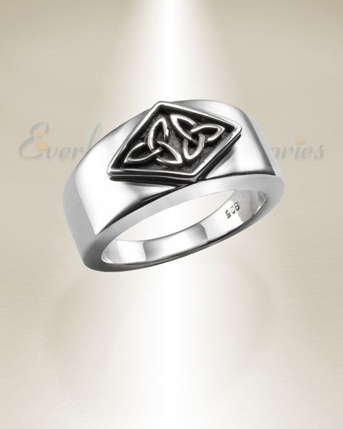 Silver Lad Cremation Ring