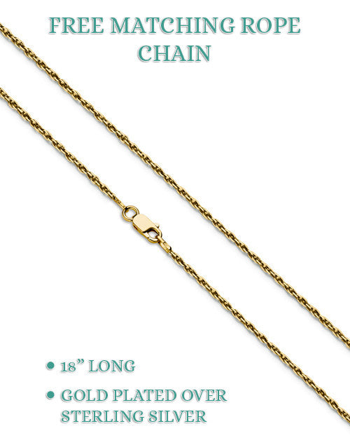 14K Gold Plated Spirit Heart Jewelry Urn