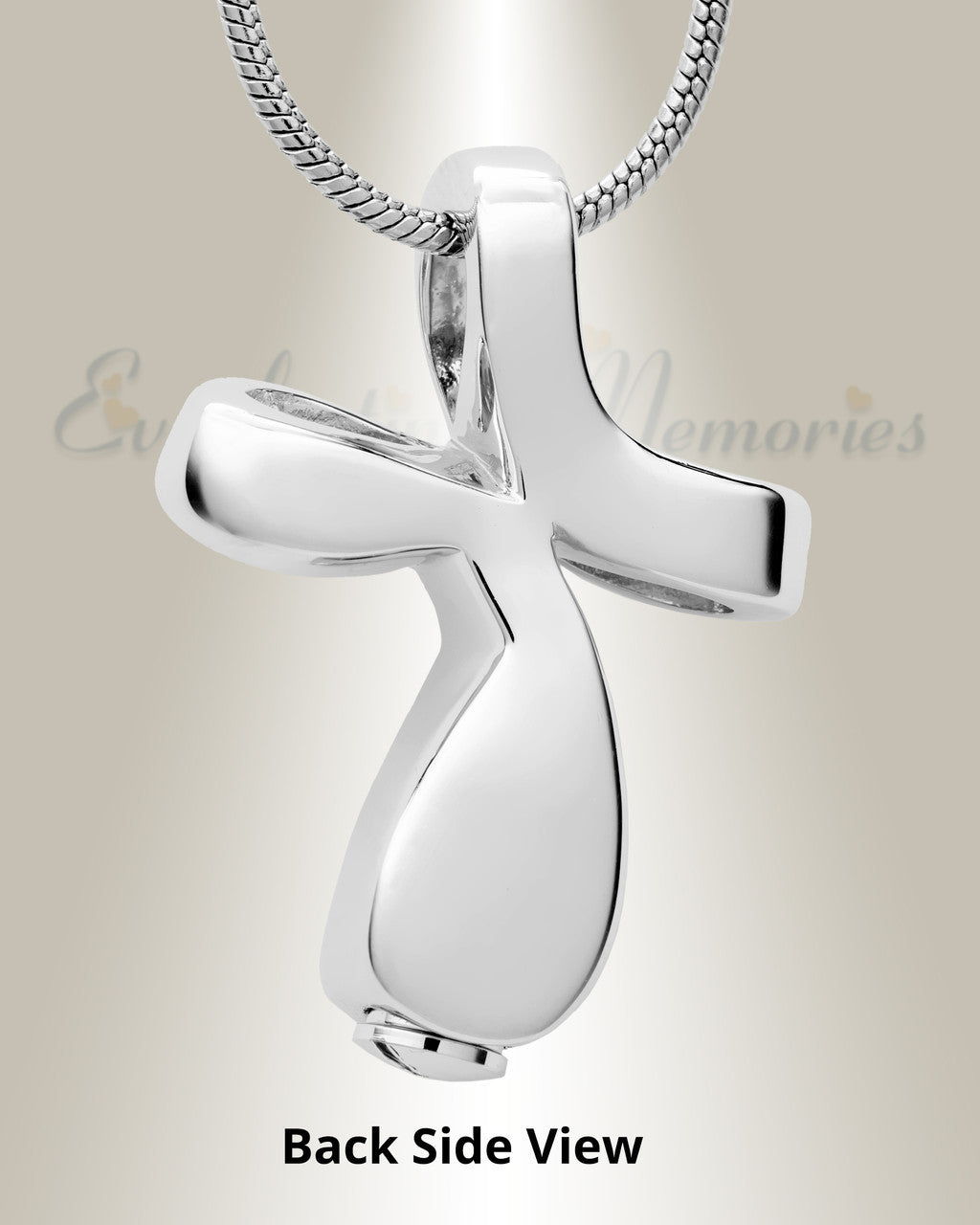 Silver Forever Cross Cremation Jewelry