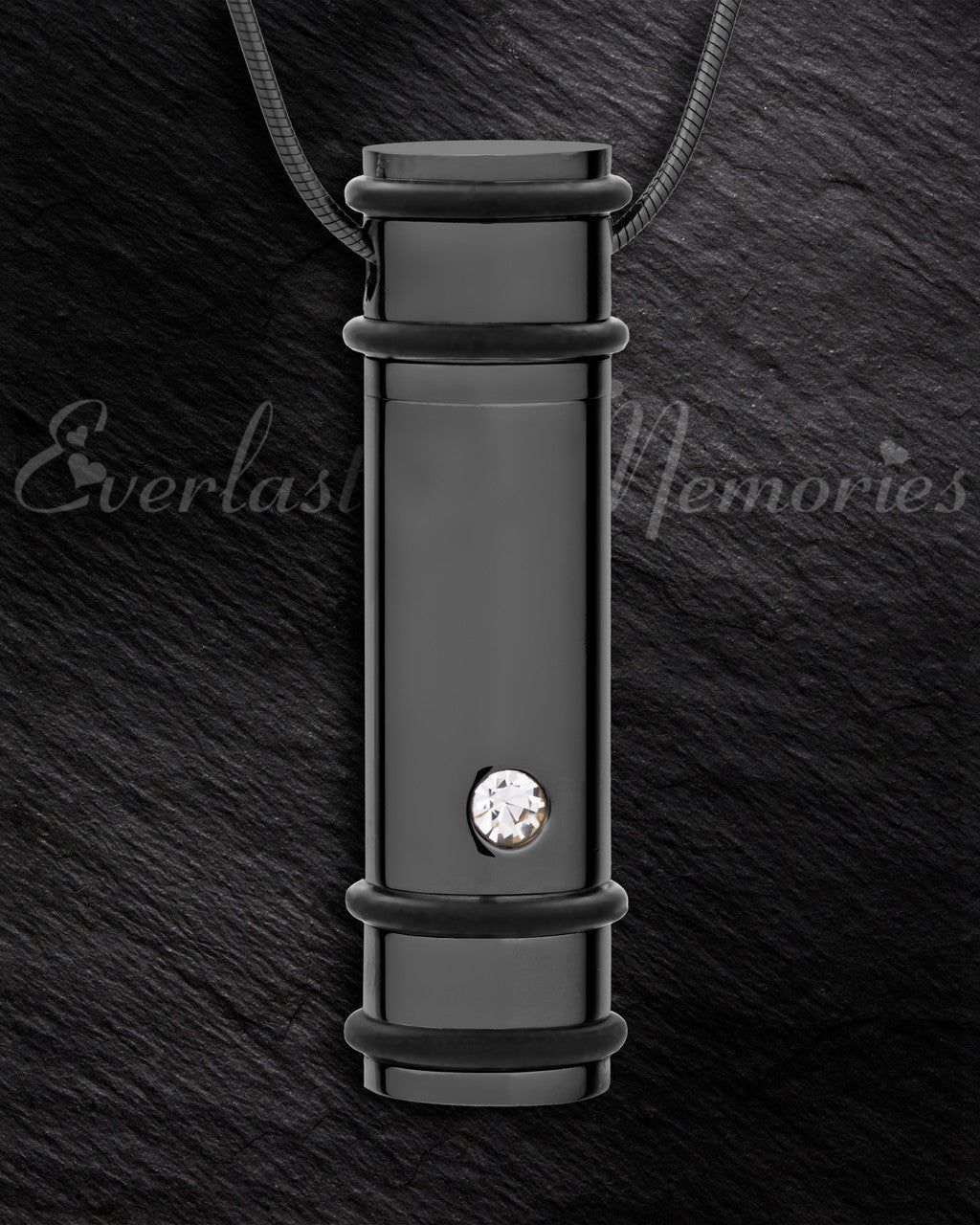 Forever Collection Black Sweetheart Keepsake Pendant