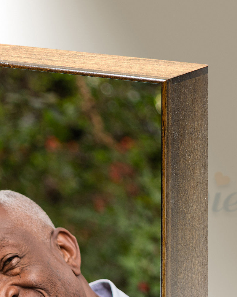 Together For Eternity Wood Photo Cremation Urn