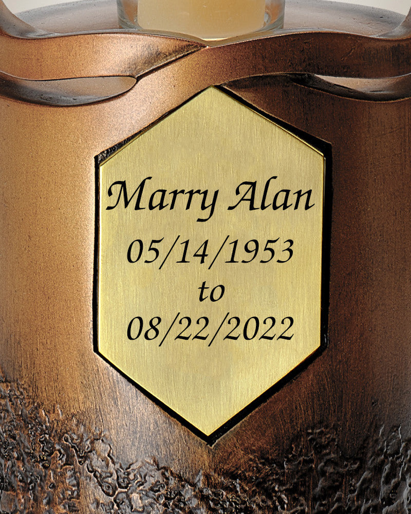 Infinity Bronze With Memorium Cremation Urn