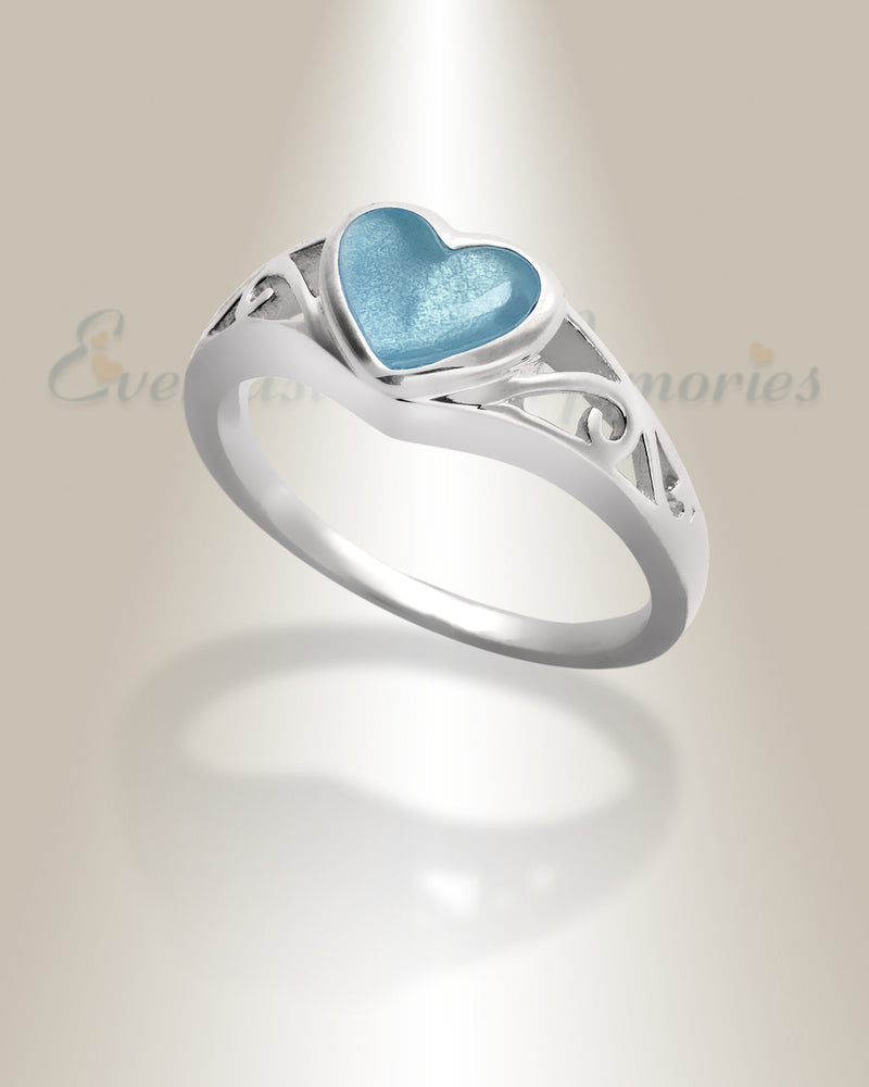 Women's Cassidy Silver Ashes Ring