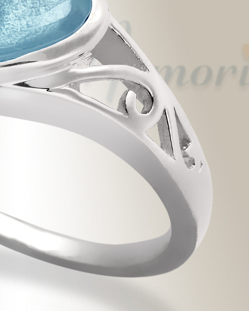 Women's Cassidy Silver Ashes Ring