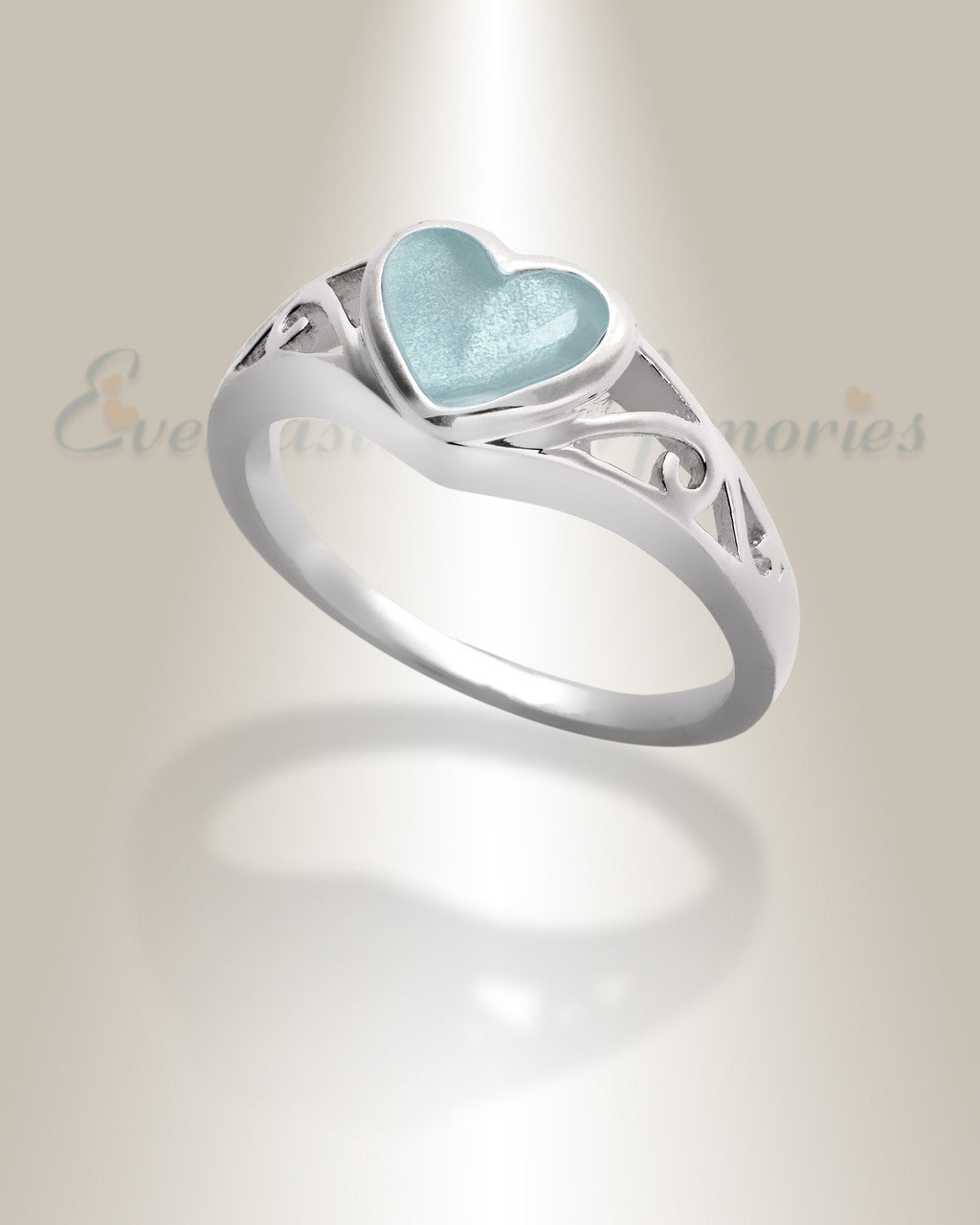 Women's Mia Silver Ashes Ring