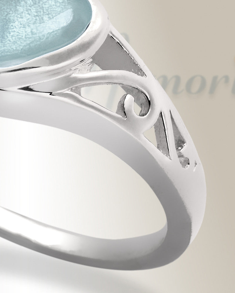 Women's Mia Silver Ashes Ring