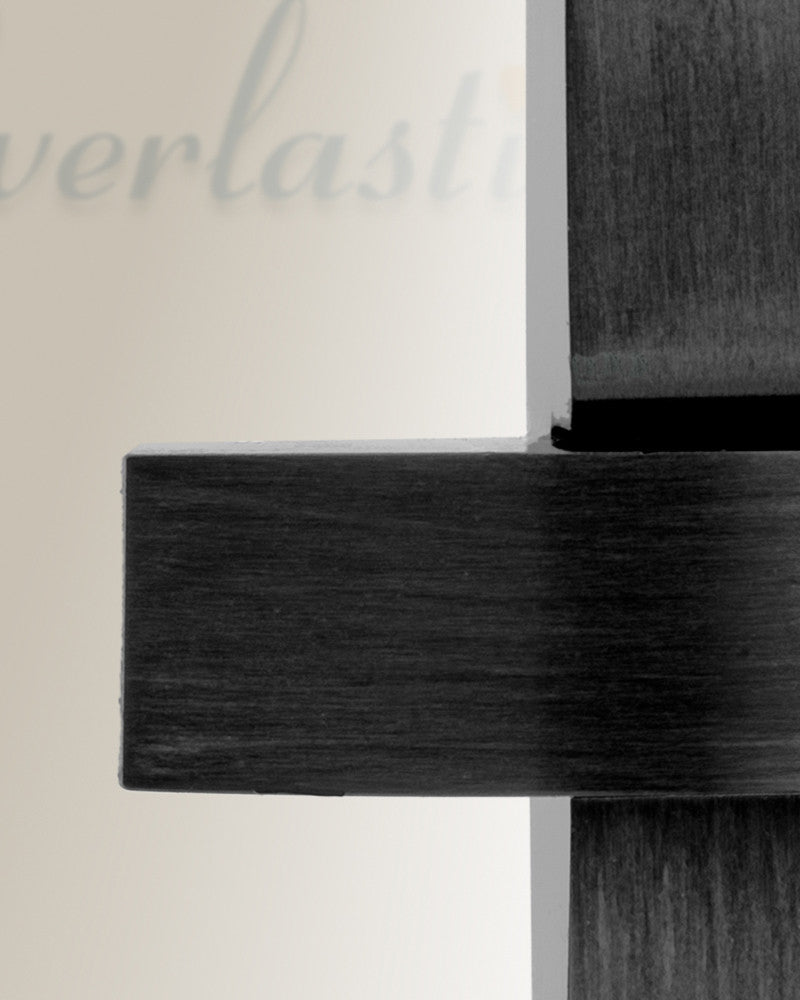 Trendy Cross with Black Finish Keepsake Urn Jewelry