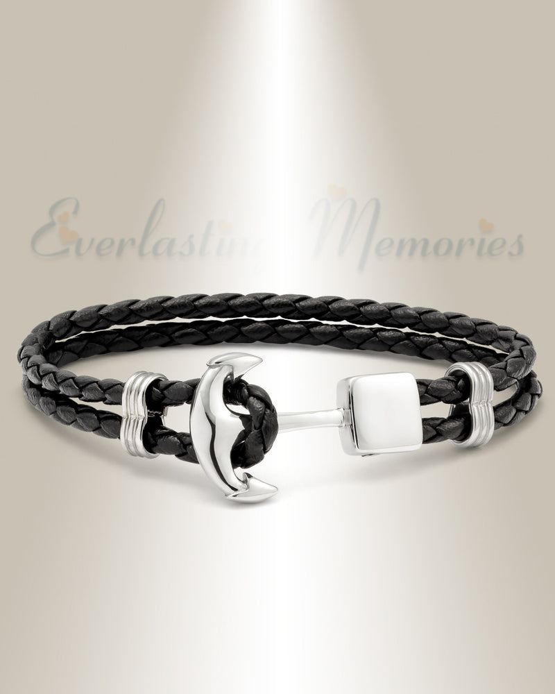 Stainless Steel Nautical Bracelet Cremation Jewelry