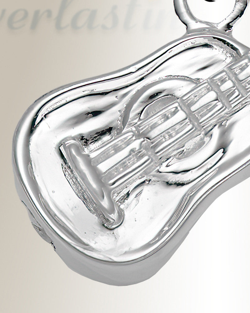 Sterling Silver Play Me A Tune Cremation Urn Pendant