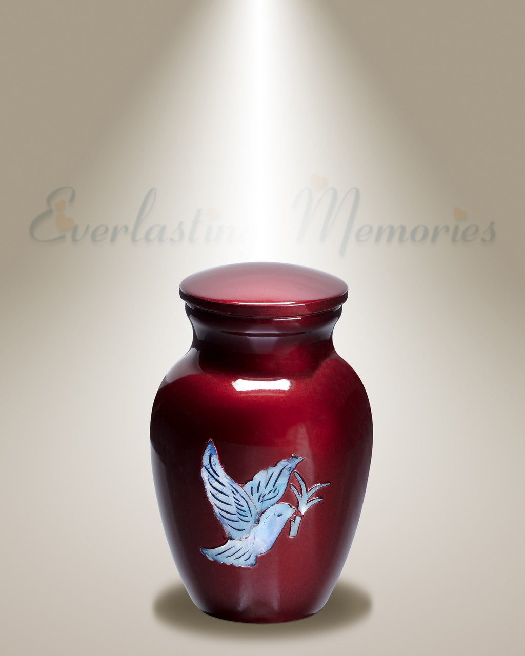 Wine Doves Keepsake Urn