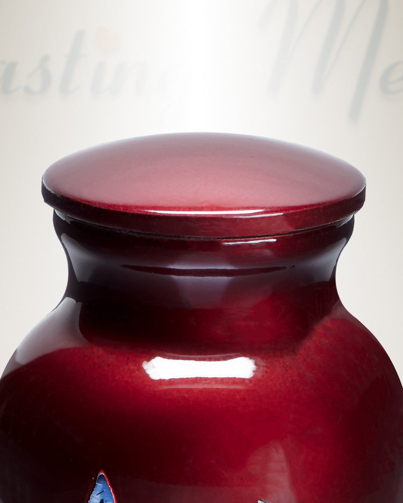 Wine Doves Keepsake Urn