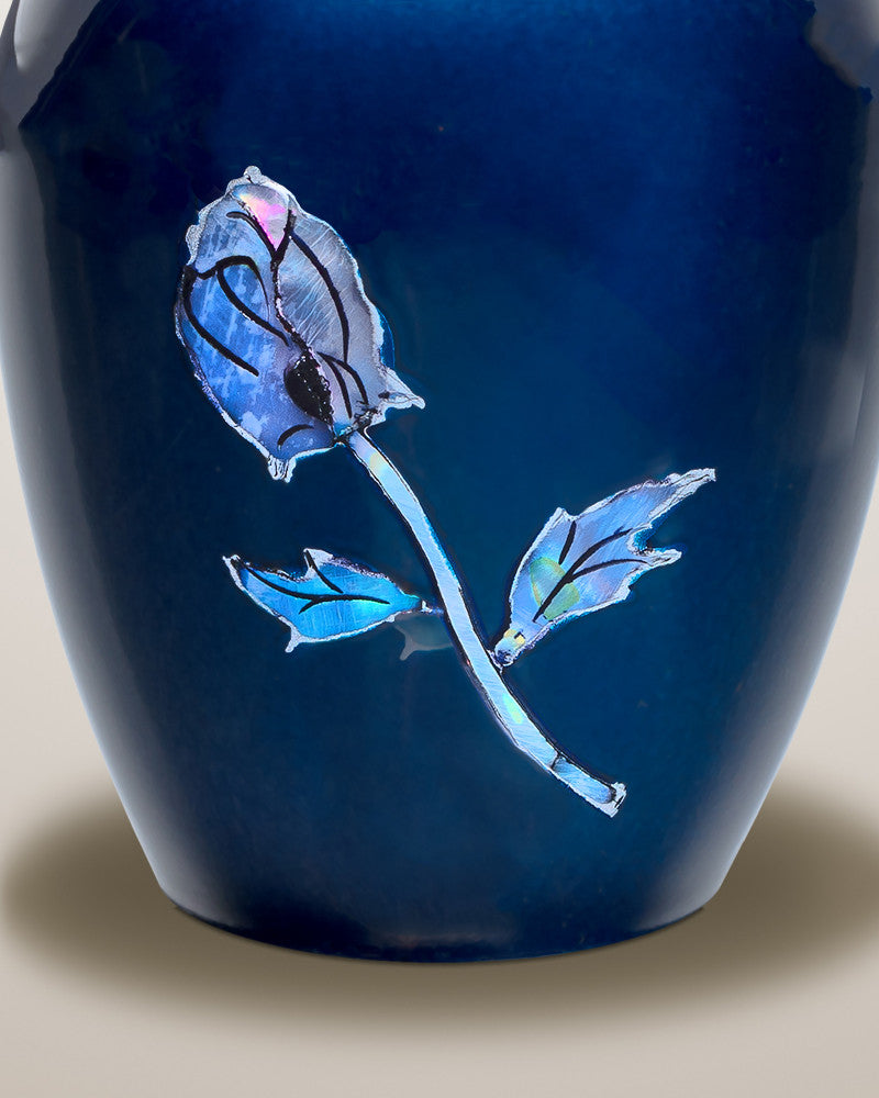 Midnight Rose Keepsake Urn