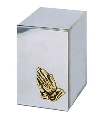 Praying Hands Reflection Urn