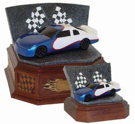 Speedway Series Blue Race Car Urn (full size)
