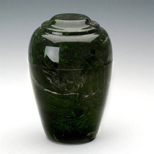 Grecian Antique Verde Marble Urn
