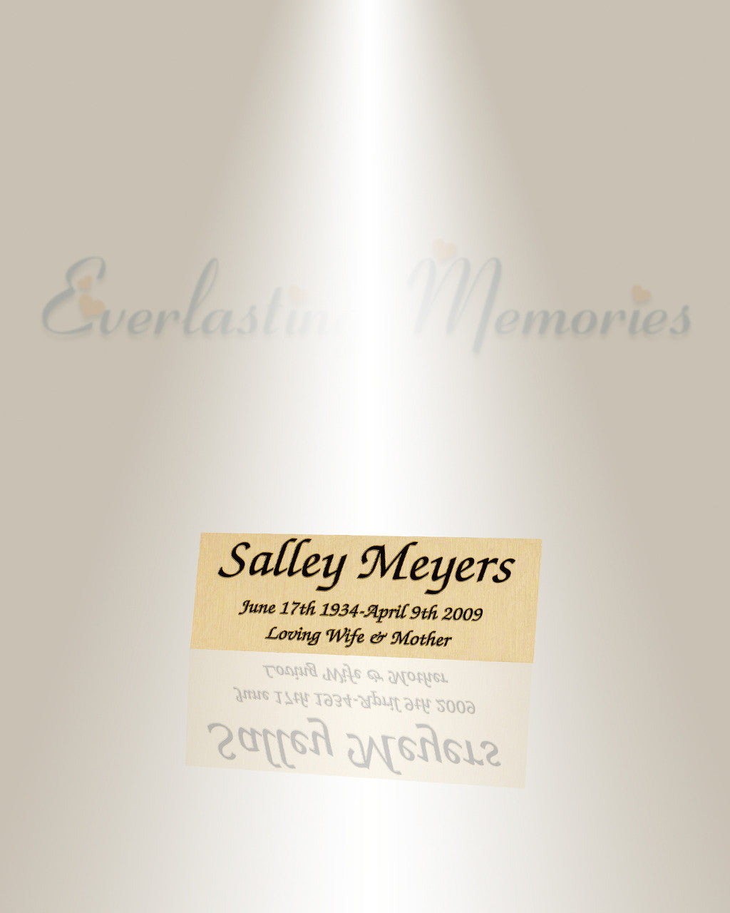 Small Andromeda Engraved Plate