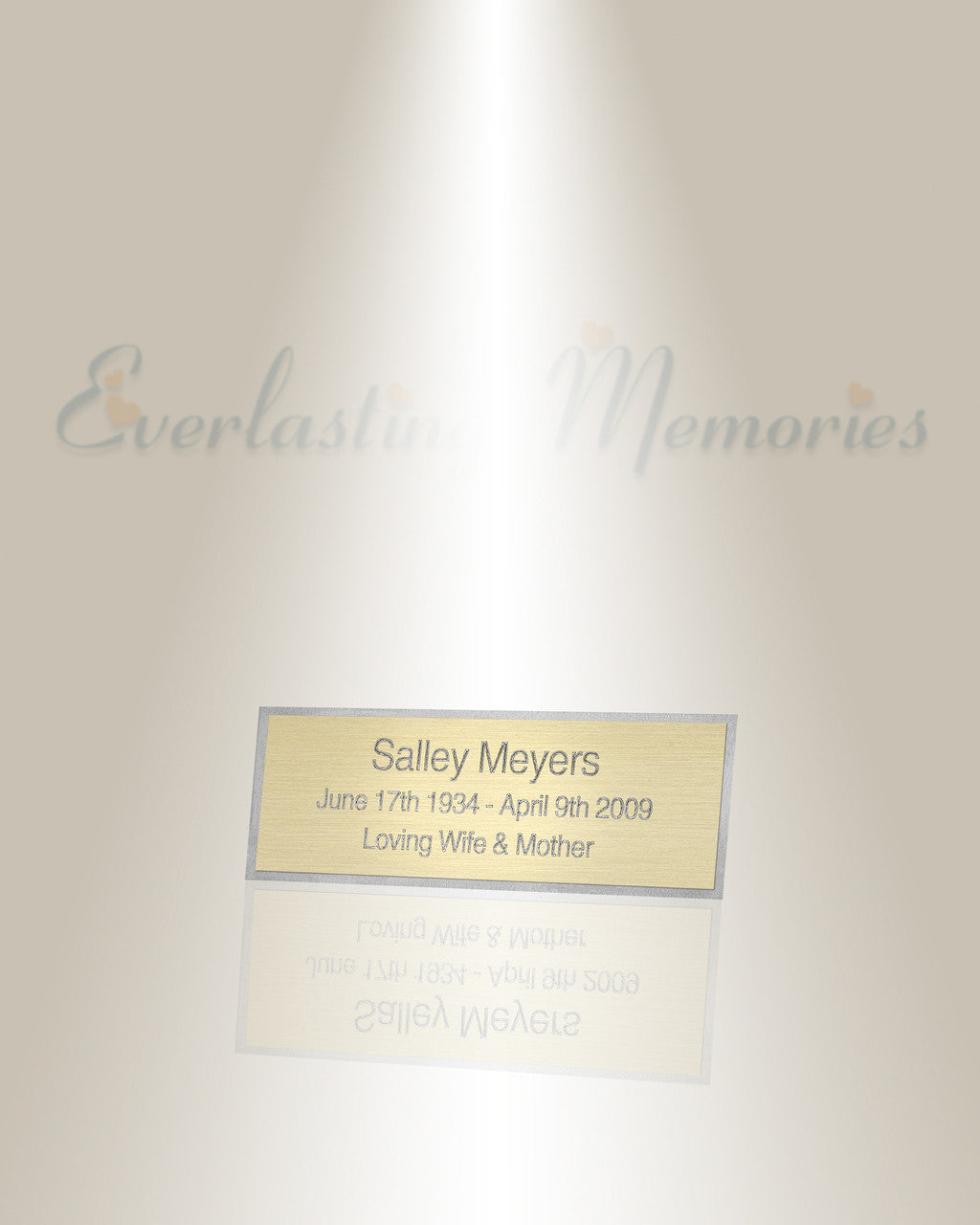 Small Mensa Engraved Plate