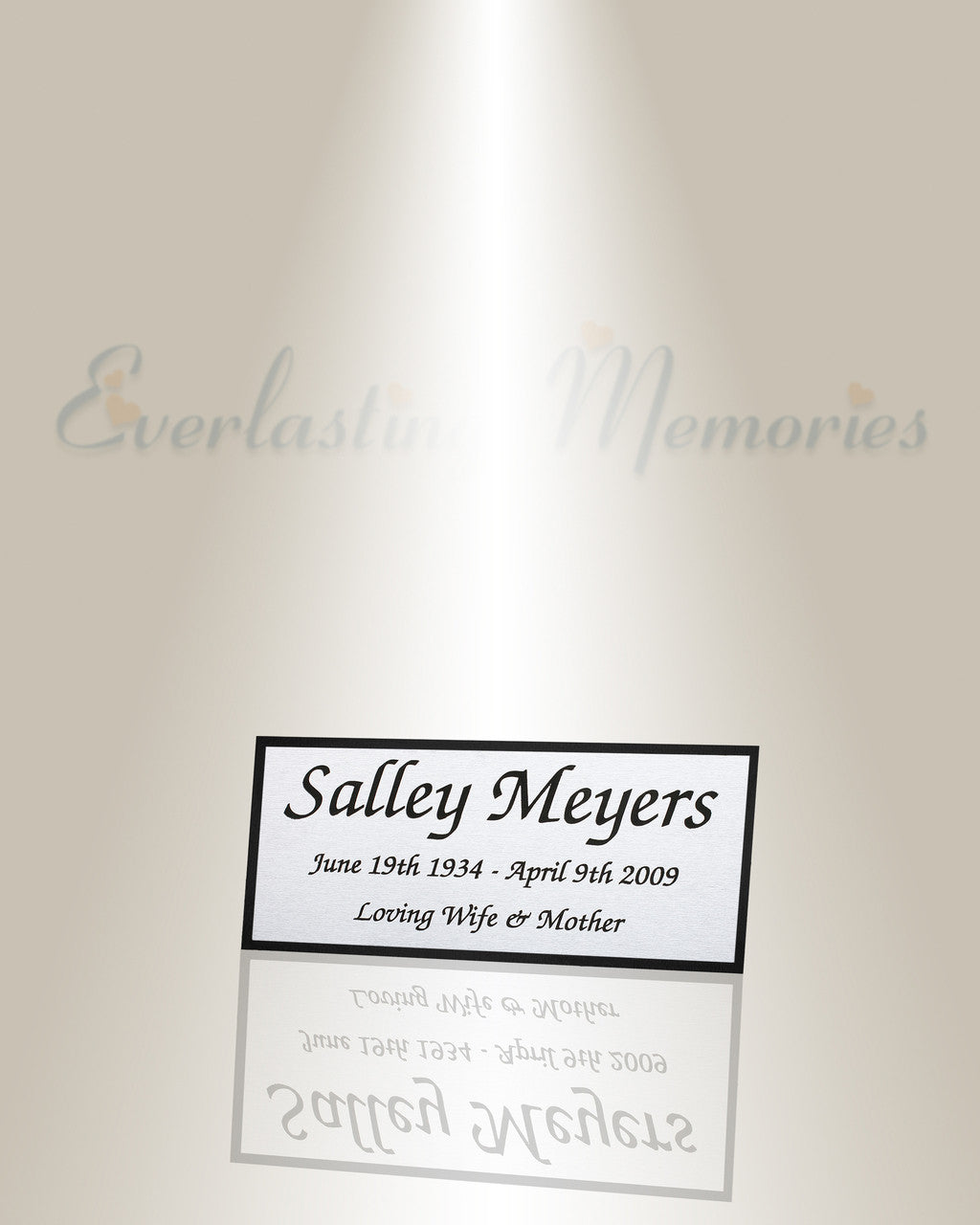Medium Gemini Engraved Plate