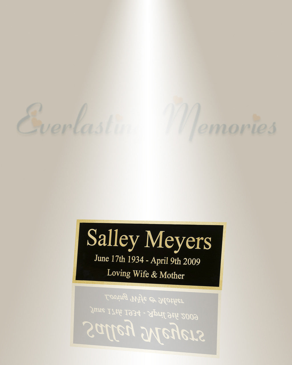 Medium Leo Engraved Plate