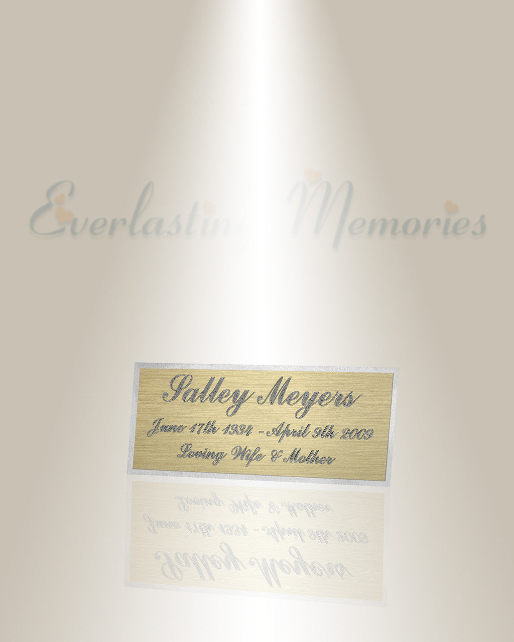 Medium Norma Engraved Plate