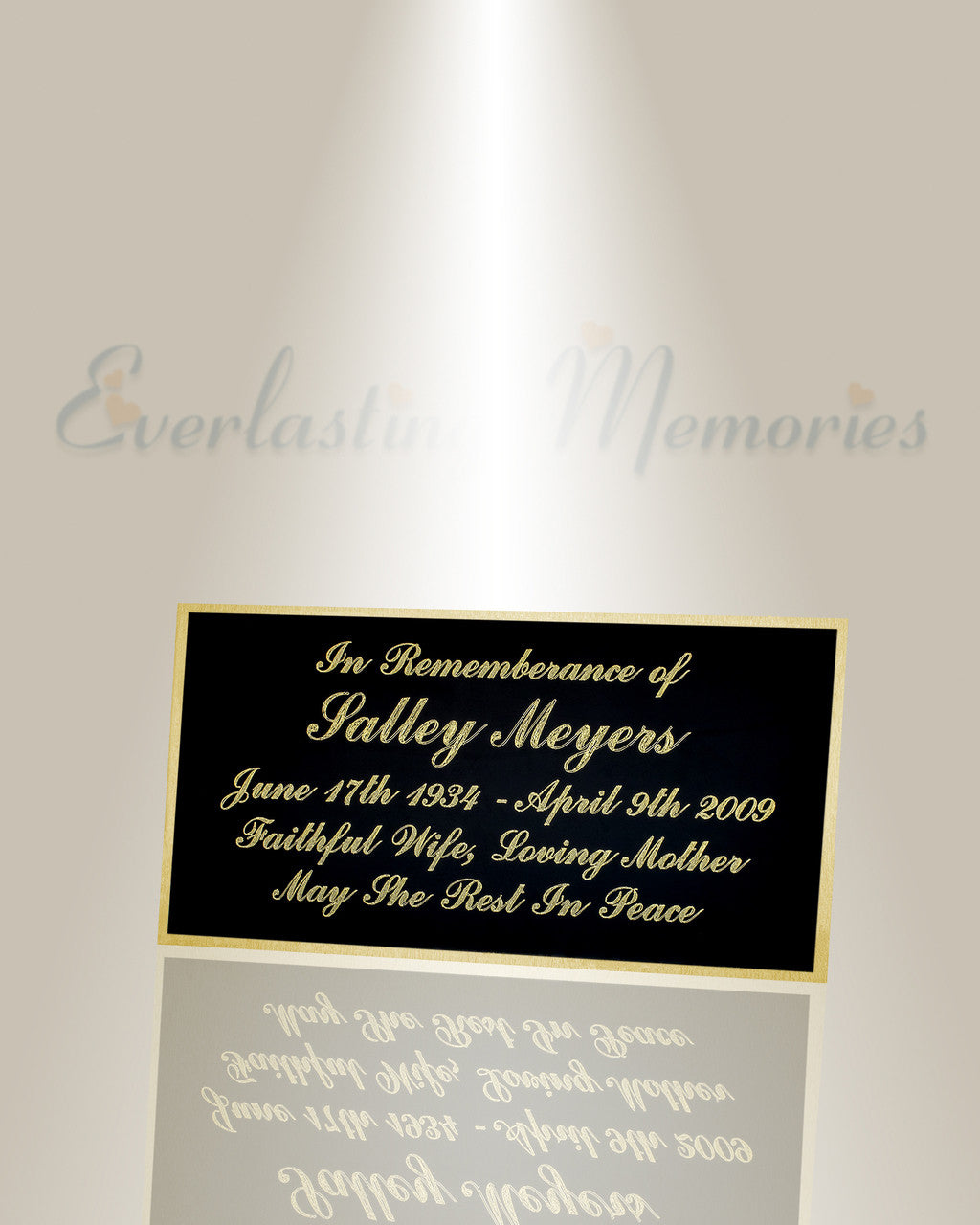 Large Epsilon Engraved Plate