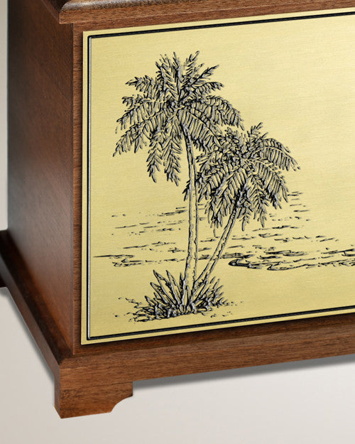 Palm Trees Cremation Urn
