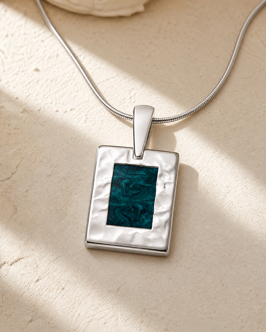Silver Garden Ash Resin Jewelry