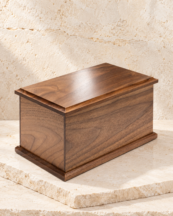 Extra Extra Large Walnut Cremation Urn