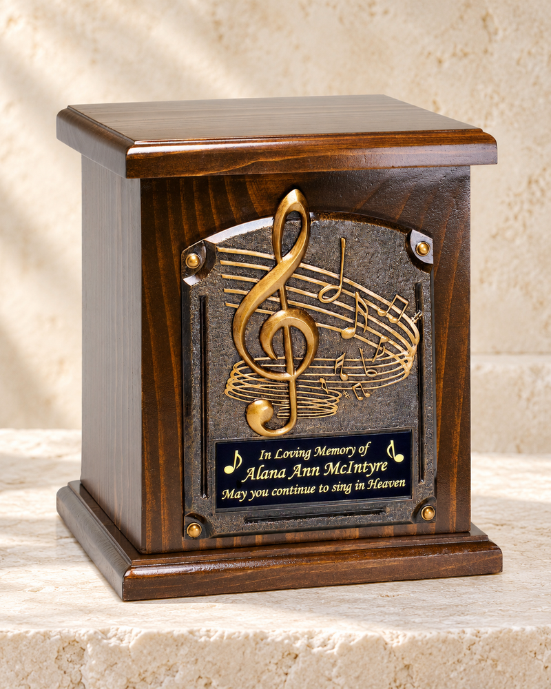 Music Lovers Cremation Urn