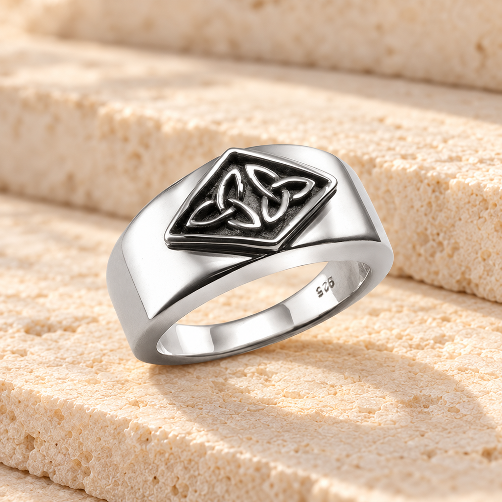 Silver Lassie Cremation Ring — main — evr603lss