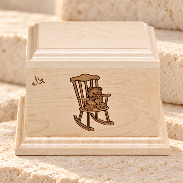 Rocking Chair Infant Urn
