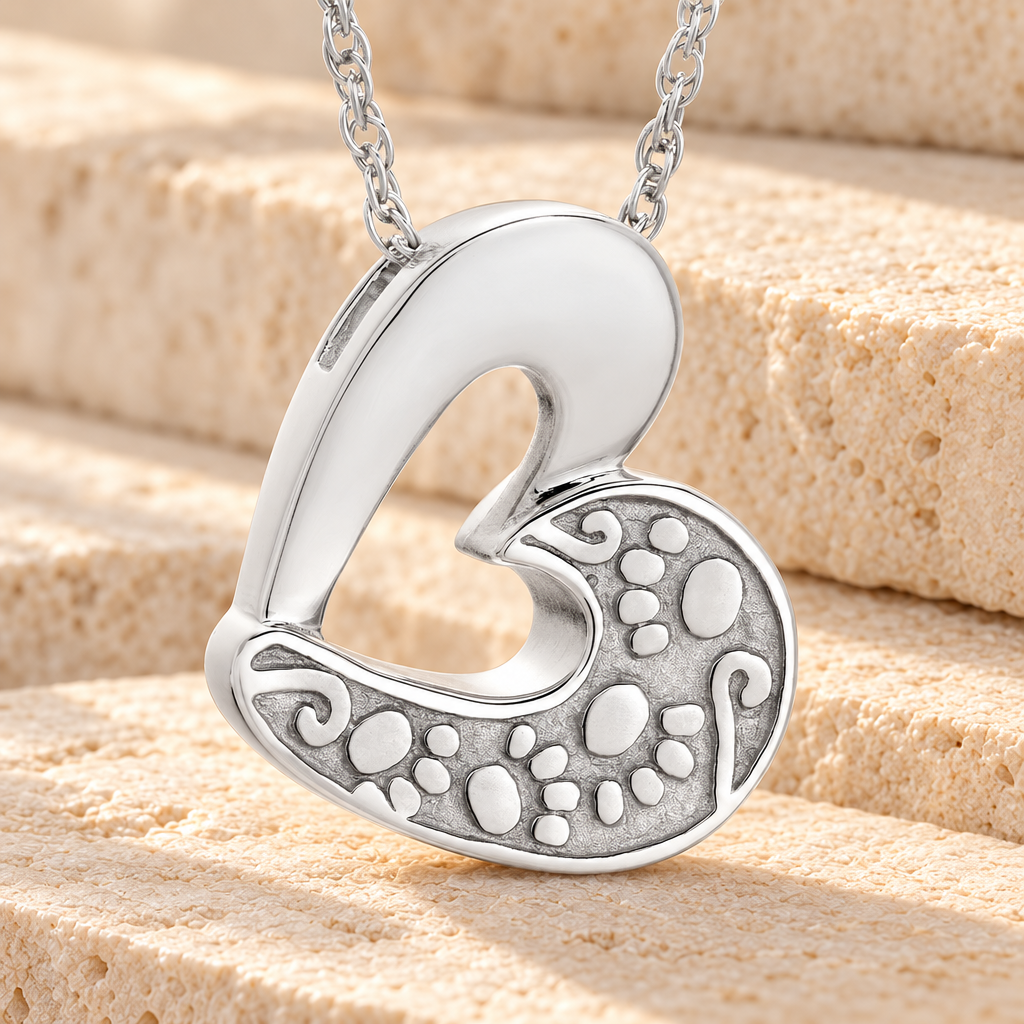 Sterling Silver Tender Memory Pet Cremation Jewelry — main — evr6030ss