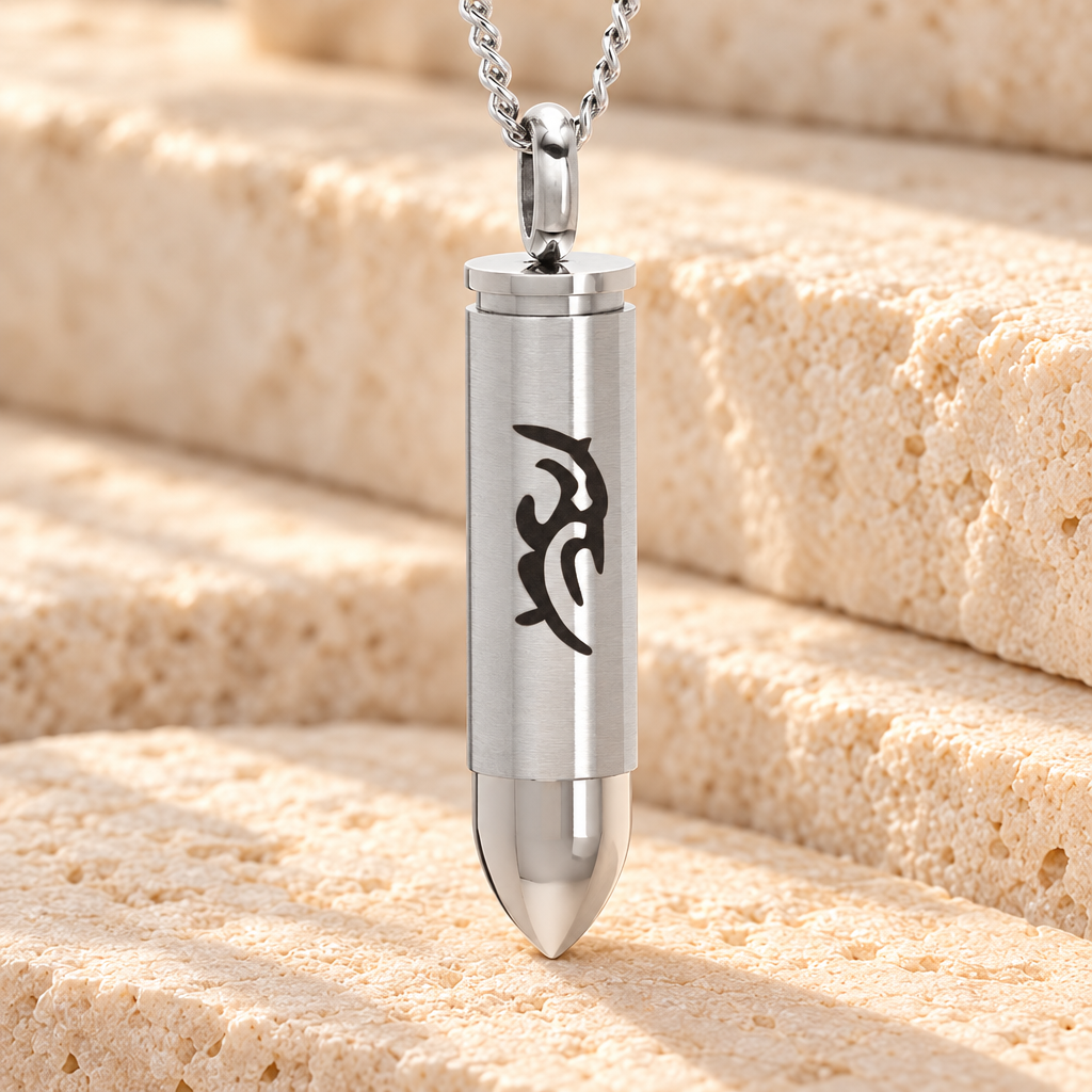 357 Magnum Tribal Bullet Cremation Keepsake — main — evr777
